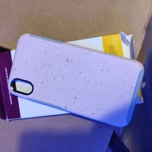 OtterBox symmetry iPhone xs max case pink and gray